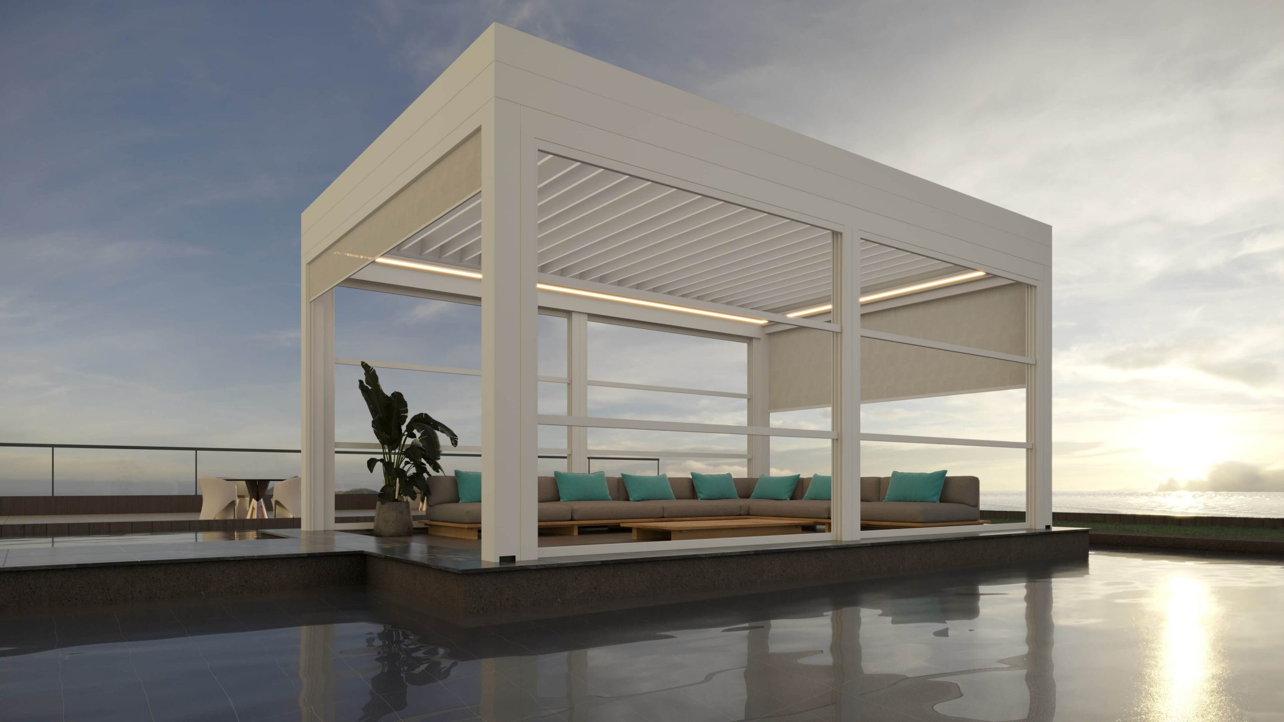 Mode Solar - Bioclimatic Pergolas - Retractable Pergola